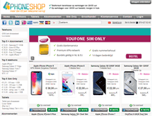Tablet Screenshot of phoneshop.nl
